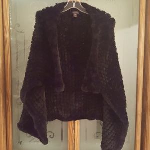 Amaryllis Black Textured Women's Vest